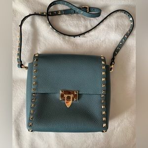 Valentino Garavani Rockstud Leather Shoulder Bag